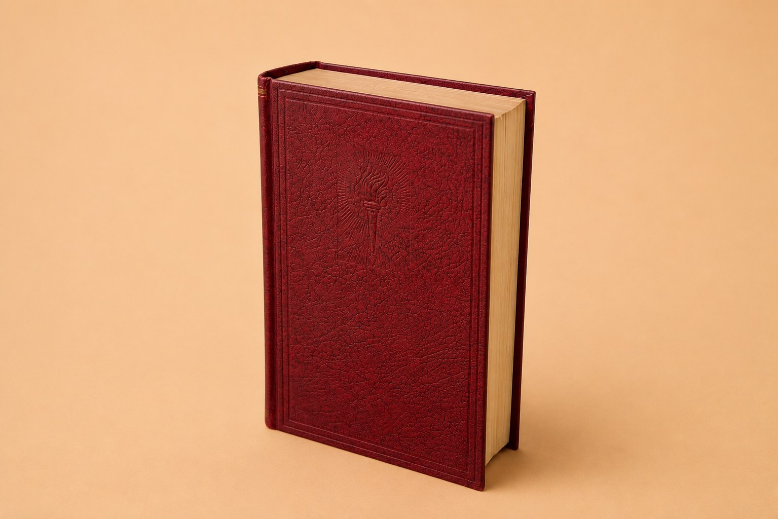 Maroon flexible-bound omnibus book, 'Fifty True Stories Stranger Than Fiction', with gilt lettering on the spine and a gilt-embossed device on the front cover, published by Odhams Press.
