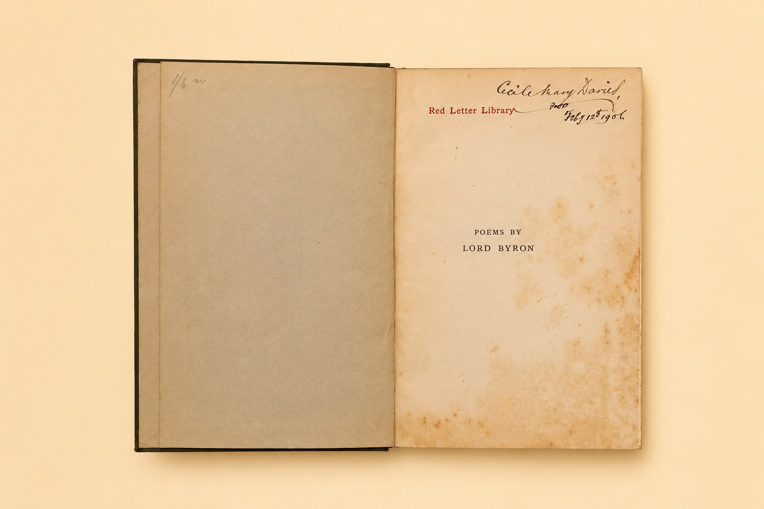 Poems by Lord Byron — view 2